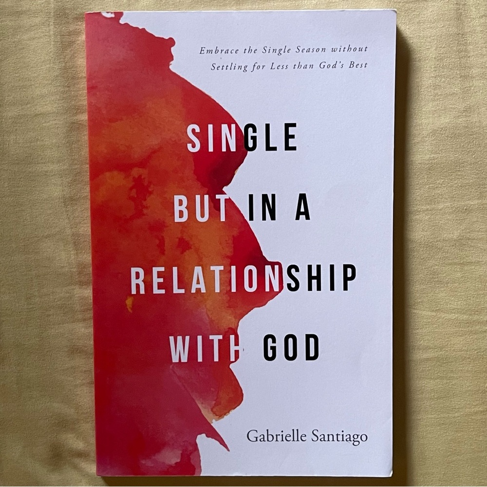 Inspirational Book with Red and White Cover